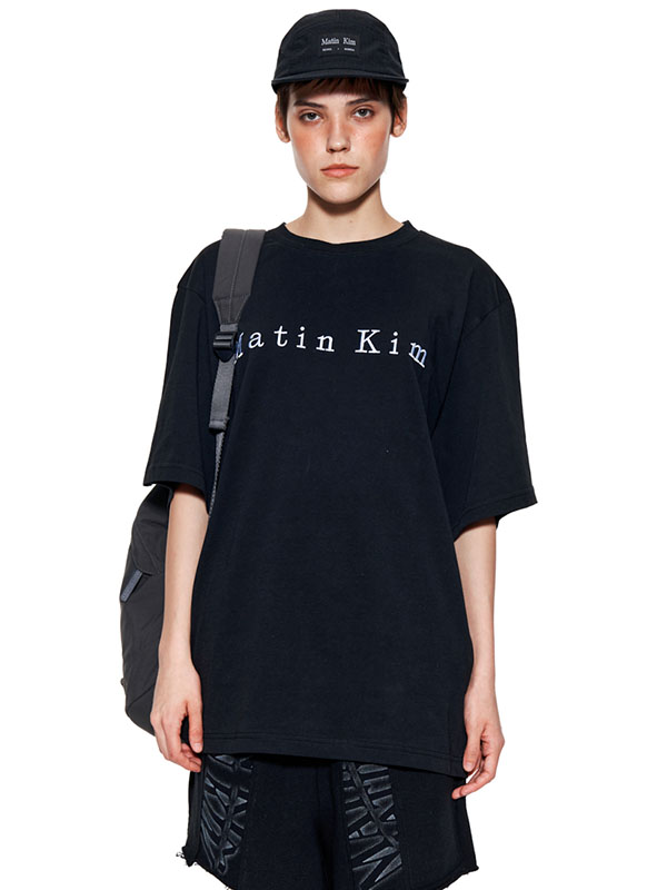 Matin Kim Matin Embroidery Logo Top_Black