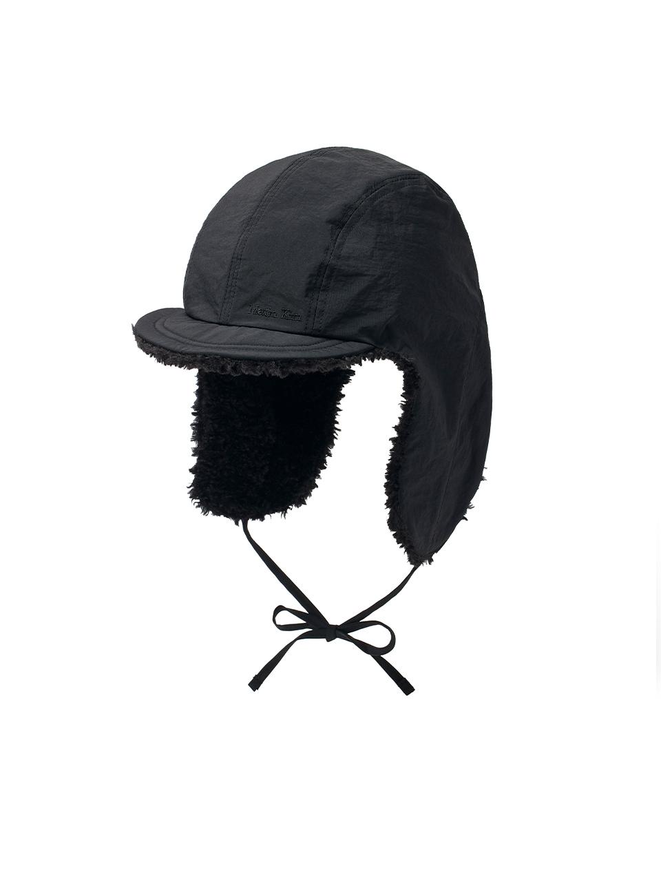 Matin Kim MATIN REVERSIBLE TROOPER HAT [BLACK]