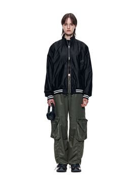 Matin Kim Nylon Cargo Pants - Khaki