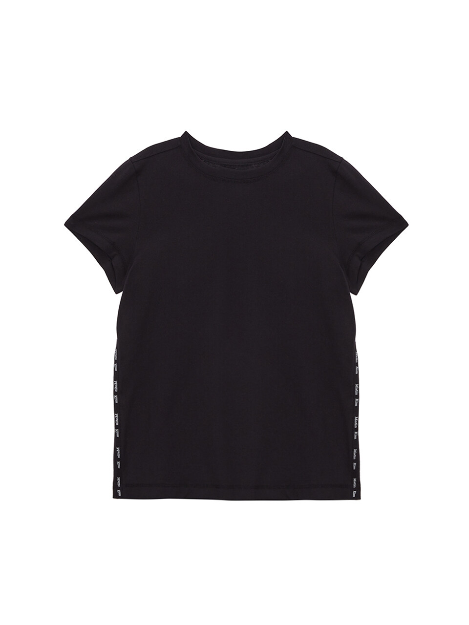 Matin Kim Side Logo Taping Top _Black
