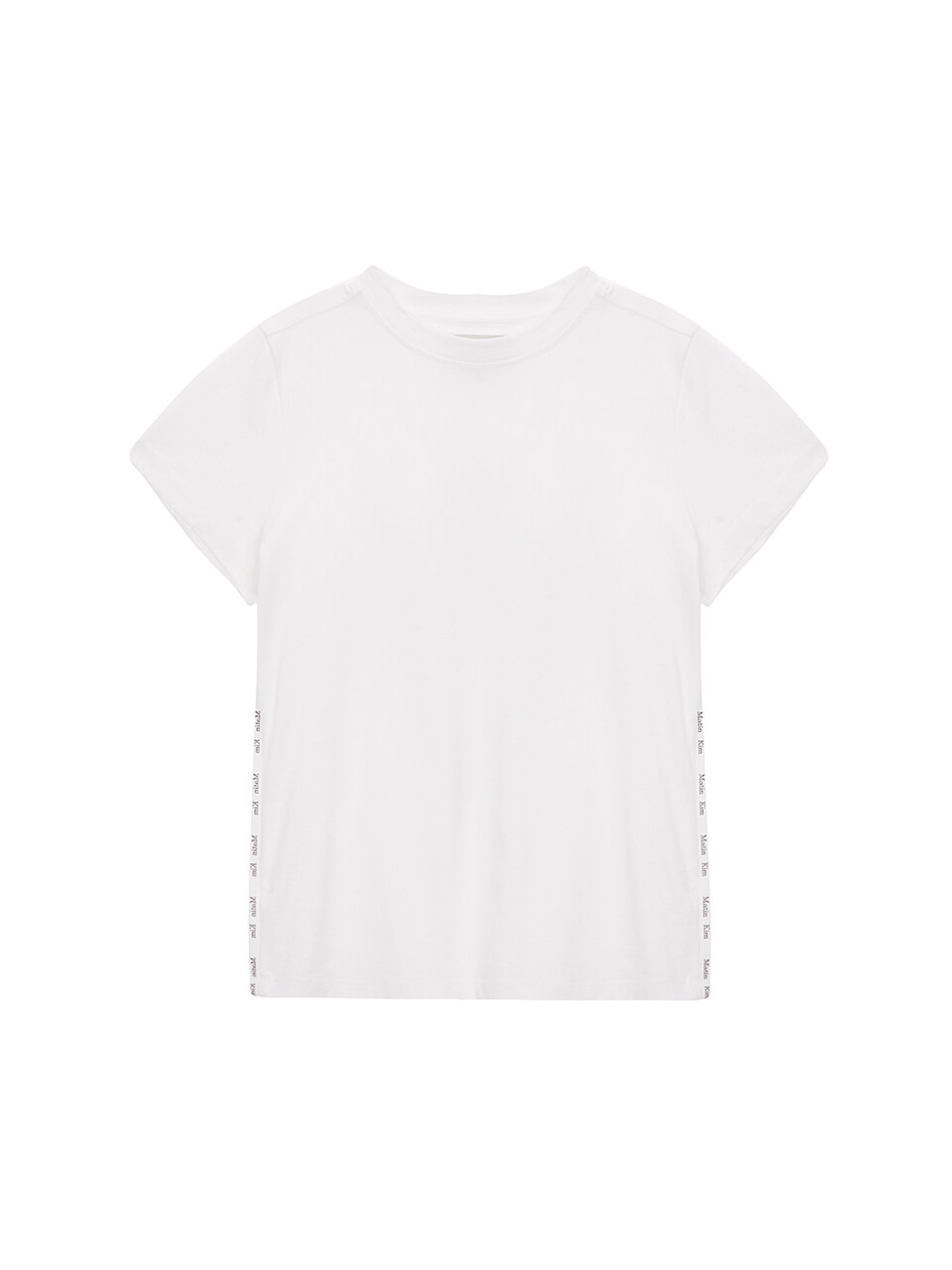 Matin Kim Side Logo Taping Top _White
