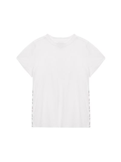 Matin Kim Side Logo Taping Top _White