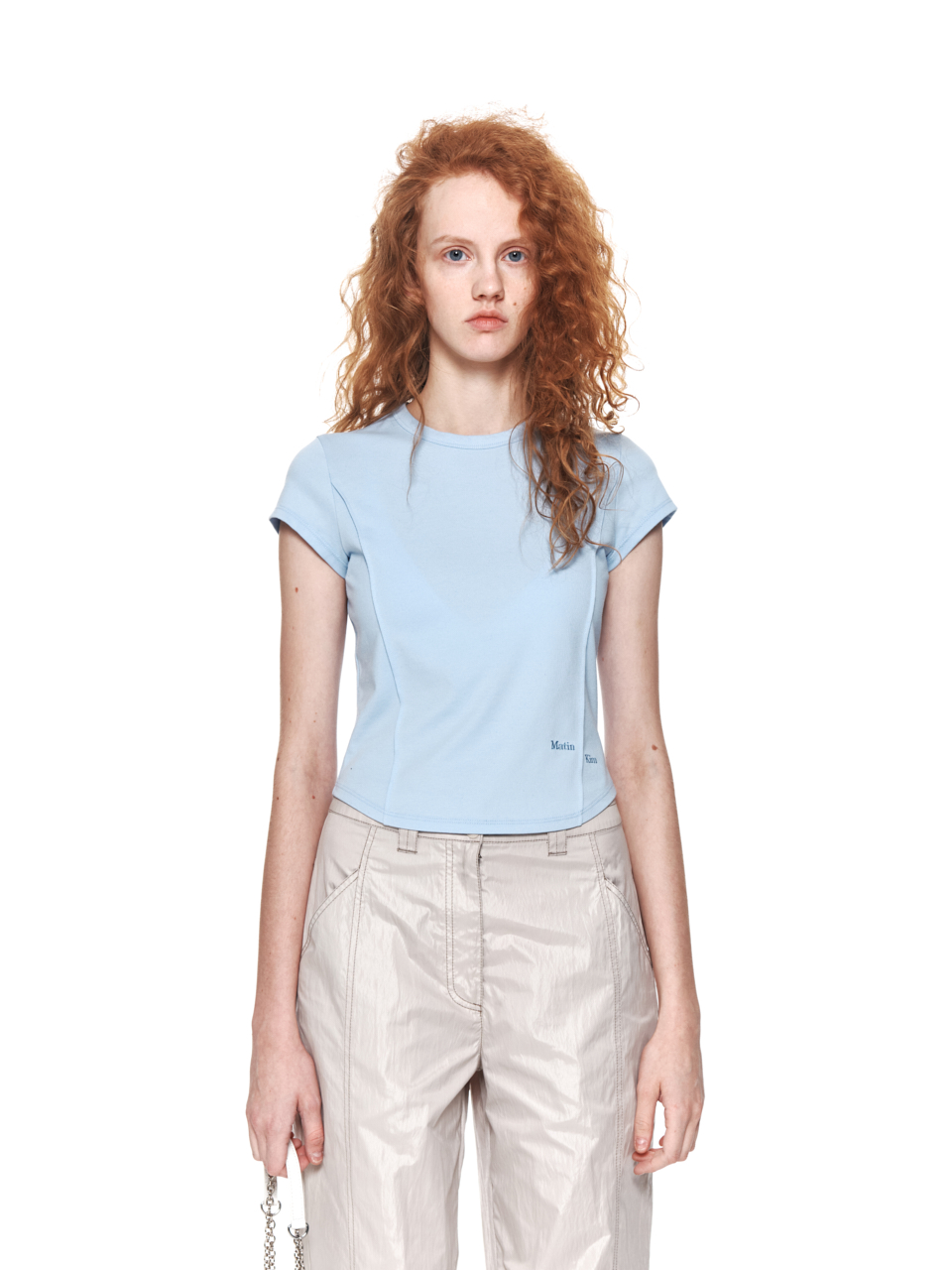 Matin Kim Slim Fit Short Sleeve T-shirt - Sky