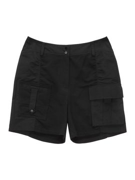 Matin Kim Sweat Combination Cargo Shorts_Black