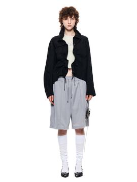 Matin Kim Track Midi Pants_Light Grey