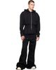 MATIÈRES FÉCALES MATIÈRES FÉCALES Black Cropped Cult Hoodie - 4