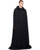 MATIÈRES FÉCALES MATIÈRES FÉCALES Black 'Cult' Cape Coat - 5