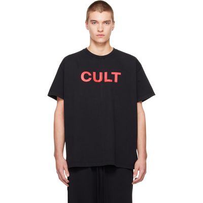 MATIÈRES FÉCALES MATIÈRES FÉCALES Black 'Cult' T-shirt