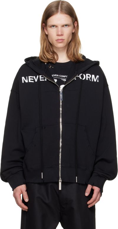 MATIÈRES FÉCALES MATIÈRES FÉCALES Black 'Never Conform' Hoodie