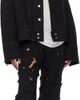 MATIÈRES FÉCALES MATIÈRES FÉCALES Black Pierre Denim Jacket - 4