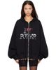 MATIÈRES FÉCALES MATIÈRES FÉCALES Black 'Power' Hoodie - 1