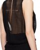 MATIÈRES FÉCALES MATIÈRES FÉCALES Black Rivage Knit Tank Top - 3