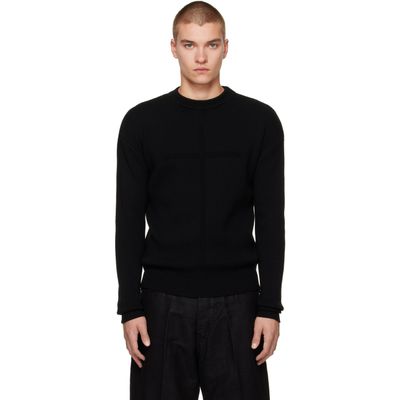 MATIÈRES FÉCALES MATIÈRES FÉCALES Black Victor Knit Sweater