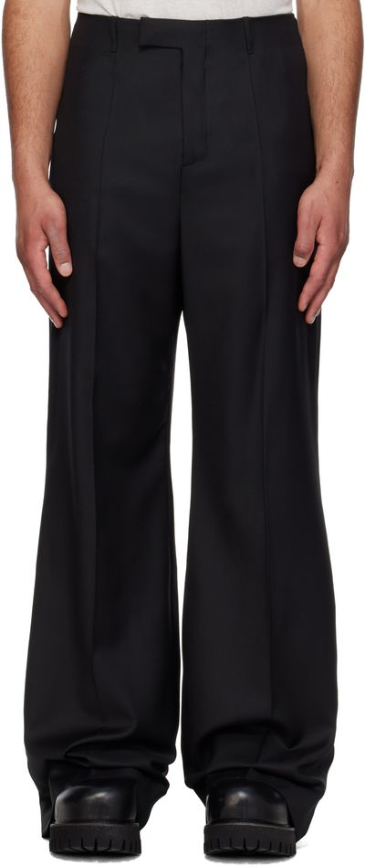 MATIÈRES FÉCALES MATIÈRES FÉCALES Black Wool Trousers