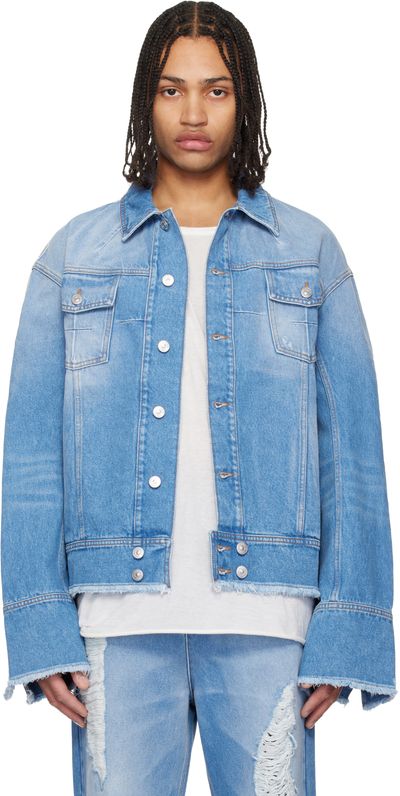 MATIÈRES FÉCALES MATIÈRES FÉCALES Blue Pierre Denim Jacket