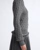 MATIÈRES FÉCALES MATIÈRES FÉCALES Jacqueline Twist Knit Wool Turtleneck Sweater - 3