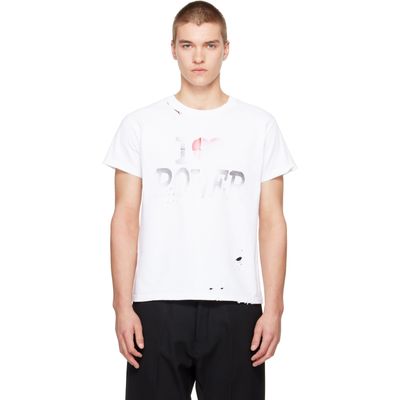 MATIÈRES FÉCALES MATIÈRES FÉCALES White Short-Sleeve Power T-shirt