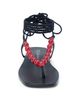 Matisse Elvie Beaded Ankle-Wrap Sandals - 3