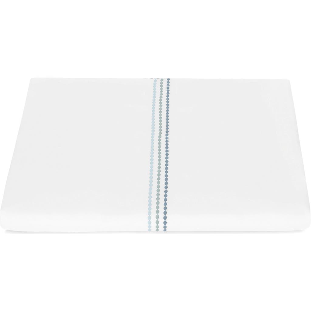 Matouk Matouk Amara Triple Pearl Embroidered Duvet Cover