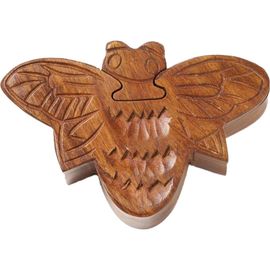 Matr Boomie Matr Boomie Bee Puzzle Box - Handcrafted Sheesham Wood