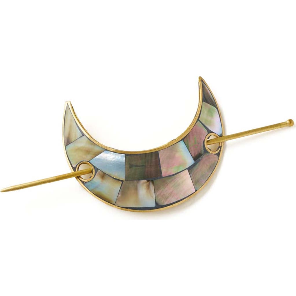 Matr Boomie Matr Boomie Chandra Crescent Moon Hair Pin with Stick
