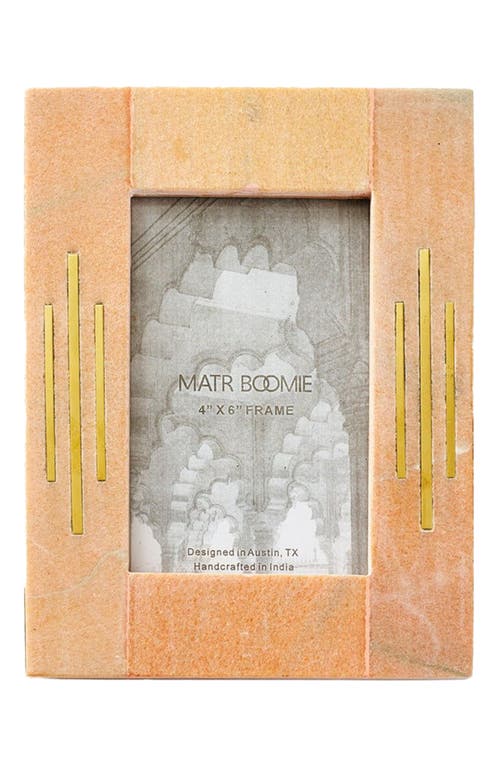 Matr Boomie Matr Boomie Jaipuri Picture Frame - Pink Carved Marble