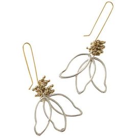 Matr Boomie Matr Boomie Kairavini Lotus Petal Drop Earrings