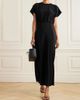 MATTEAU Gathered silk crepe de chine maxi dress - 2