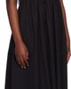 Matteau Matteau Black Knit & Cotton Midi Dress - 2
