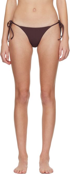 Matteau Matteau Burgundy String Bikini Bottom