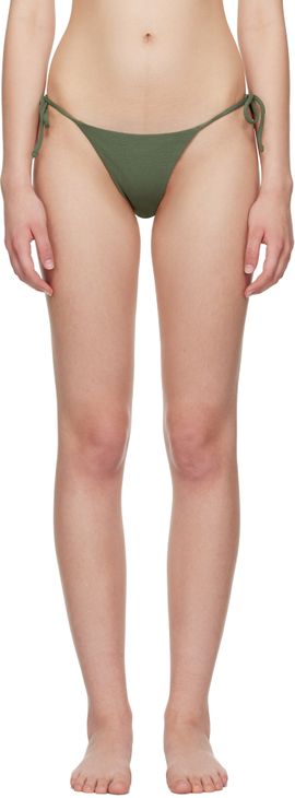 Matteau Matteau Khaki String Bikini Bottom
