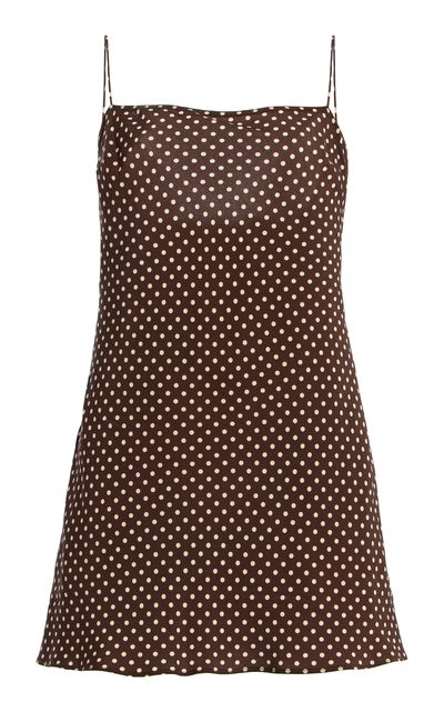 Matteau Matteau Square Silk Slip Mini Dress