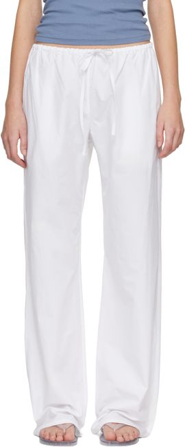 Matteau Matteau White Drawcord Trousers