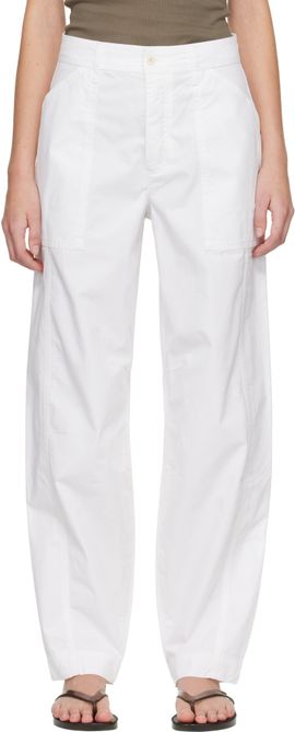 Matteau Matteau White Relaxed Cargo Pants