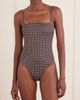 MATTEAU Petite Square polka-dot recycled swimsuit - 2