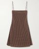 MATTEAU Polka-dot silk-crepe de chine mini dress - 1