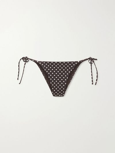 MATTEAU The String polka-dot recycled bikini briefs