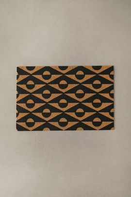 Matterly Matterly Neighburly Luna Indoor/Outdoor Floor Mat in Brown at Urban Outfitters