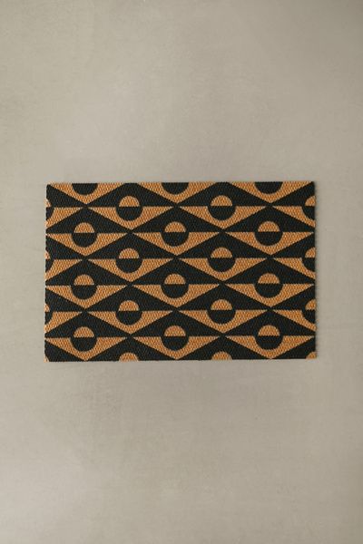 Matterly Matterly Neighburly Luna Indoor/Outdoor Floor Mat in Brown at Urban Outfitters