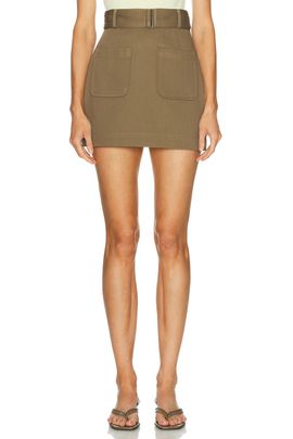 MATTHEW BRUCH MATTHEW BRUCH Belted Mini Skirt