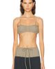MATTHEW BRUCH MATTHEW BRUCH Bubble Bandeau Crop Top - 1