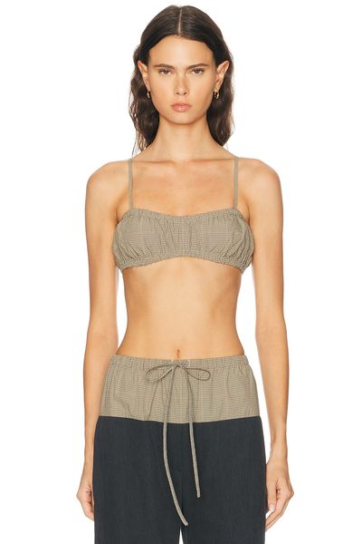 MATTHEW BRUCH MATTHEW BRUCH Bubble Bandeau Crop Top