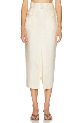 MATTHEW BRUCH MATTHEW BRUCH Cargo Midi Skirt