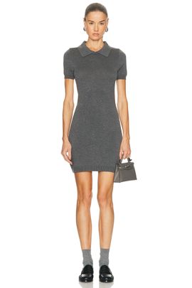 MATTHEW BRUCH MATTHEW BRUCH Collared T-Shirt Mini Dress