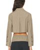 MATTHEW BRUCH MATTHEW BRUCH Cropped Oversized Button Down Top - 3