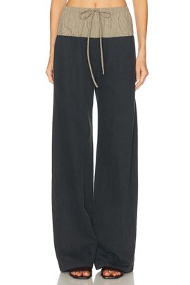 MATTHEW BRUCH MATTHEW BRUCH Drawstring Combo Pant