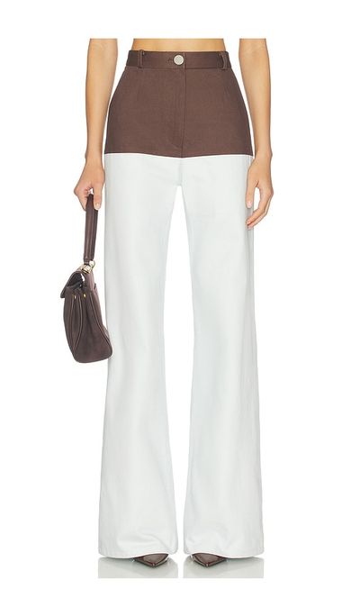 MATTHEW BRUCH MATTHEW BRUCH High-waist Combo Jeans
