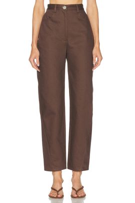 MATTHEW BRUCH MATTHEW BRUCH High Waist Twist Seam Straight Leg