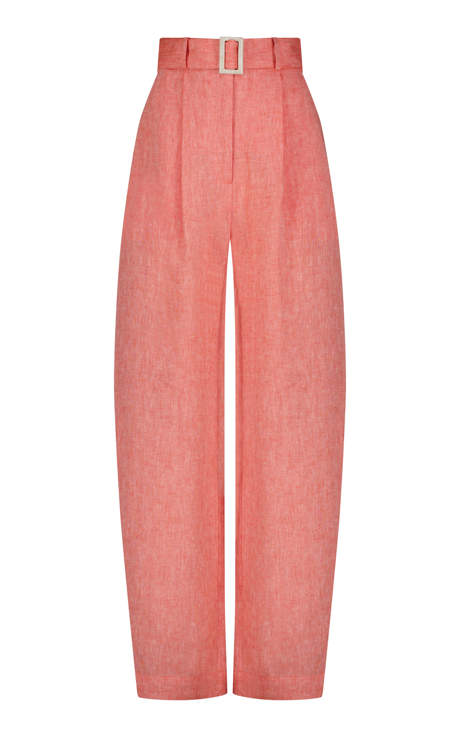 Matthew Bruch Matthew Bruch Pleated Linen BarrelLeg Pants