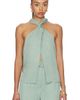 MATTHEW BRUCH MATTHEW BRUCH Twist Halter Top - 1